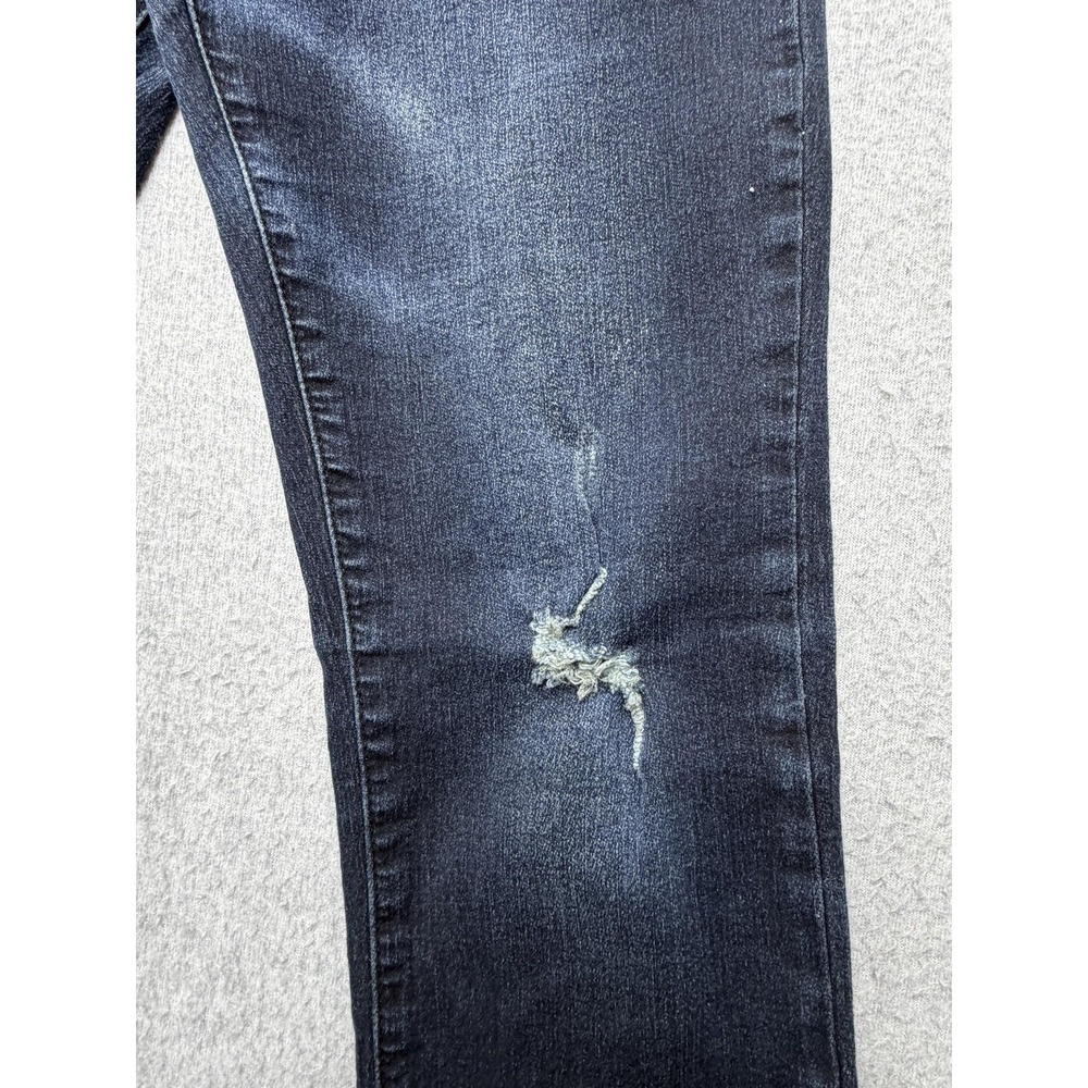 AG Adriano Goldschmied‎ Jeans Youth 14 Blue Knit Stryker Straight Ripped Denim - Picture 7 of 14